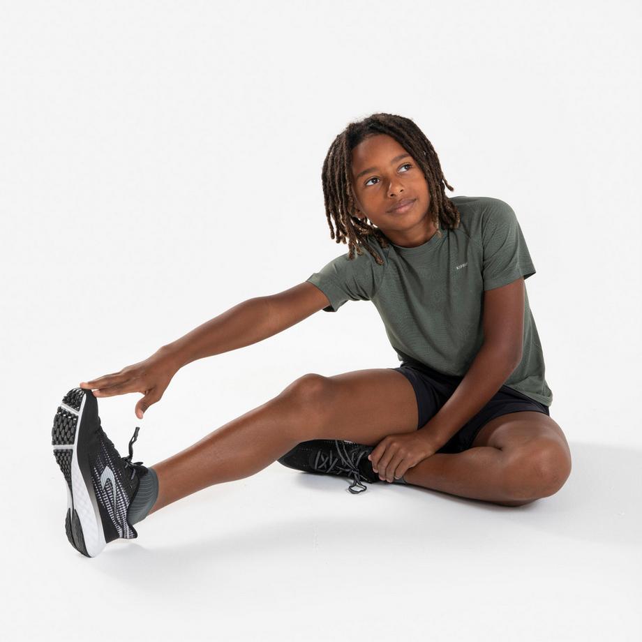 KIPRUN  T-shirt running maniche corte bambino 