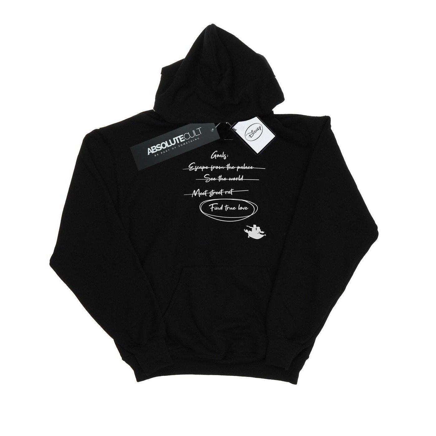Image of Aladdin Jasmine Goals Kapuzenpullover Herren Schwarz XXL