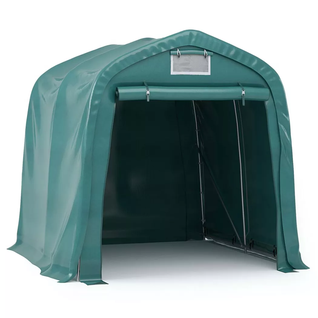 VidaXL - Tente de garage tissu, One Size, Vert