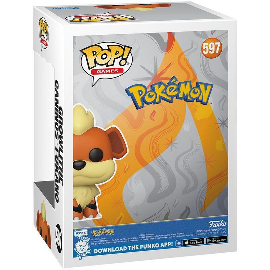 Funko  Funko POP! Pokemon: Growlithe Caninos Fukano (597) 
