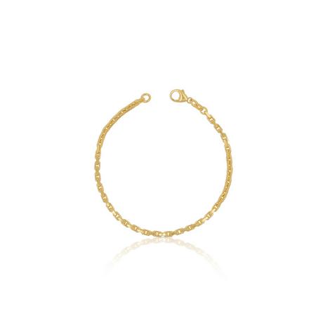 MUAU Schmuck  Bracelet Anker Gelbgold 750, 2.6mm, 19cm 