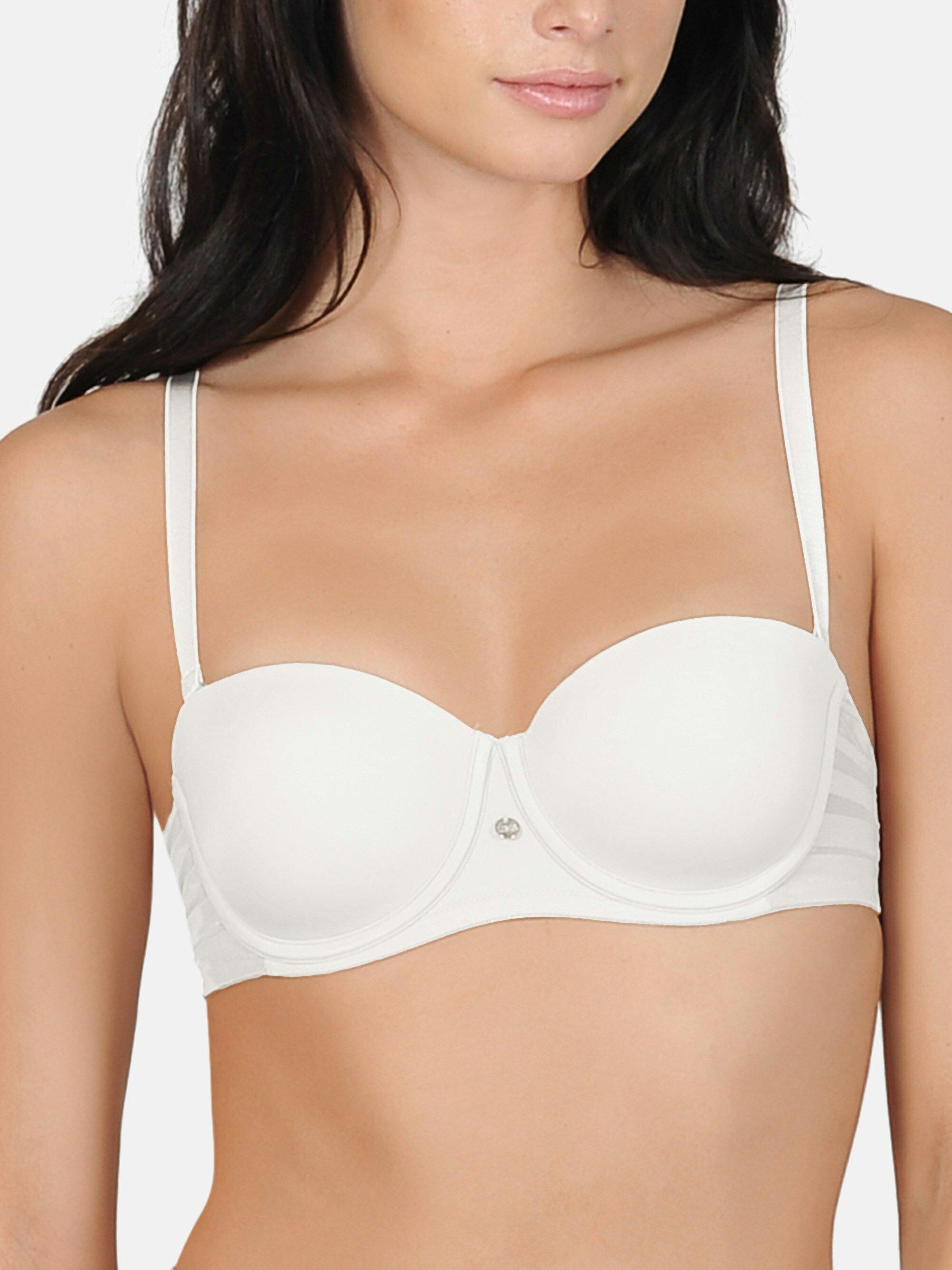 Image of Alegra Bandeau-bh Mit Mehreren Positionen Damen Weiss C/70