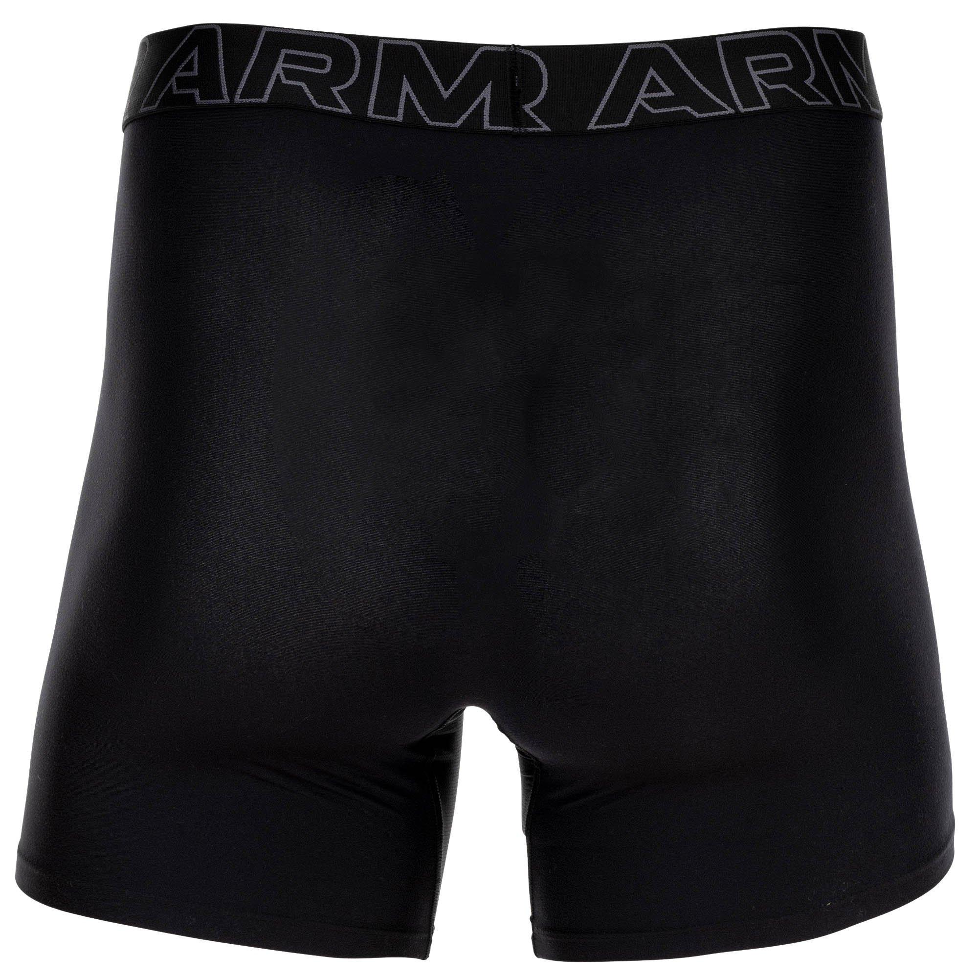 UNDER ARMOUR UA Performance Tech Solid 6 Inch Boxer Briefs Confezione da 3  