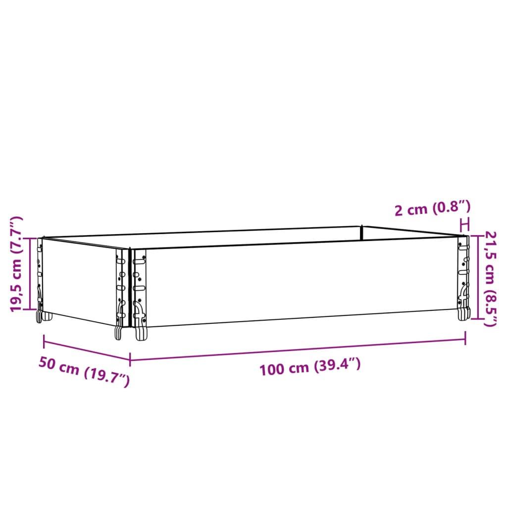 VidaXL Jardinière bois de pin  