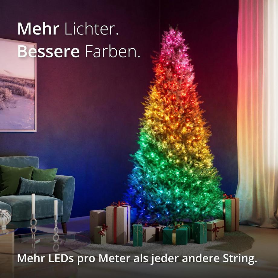 twinkly CANDELE con 200 LED RGB a forma di candela  