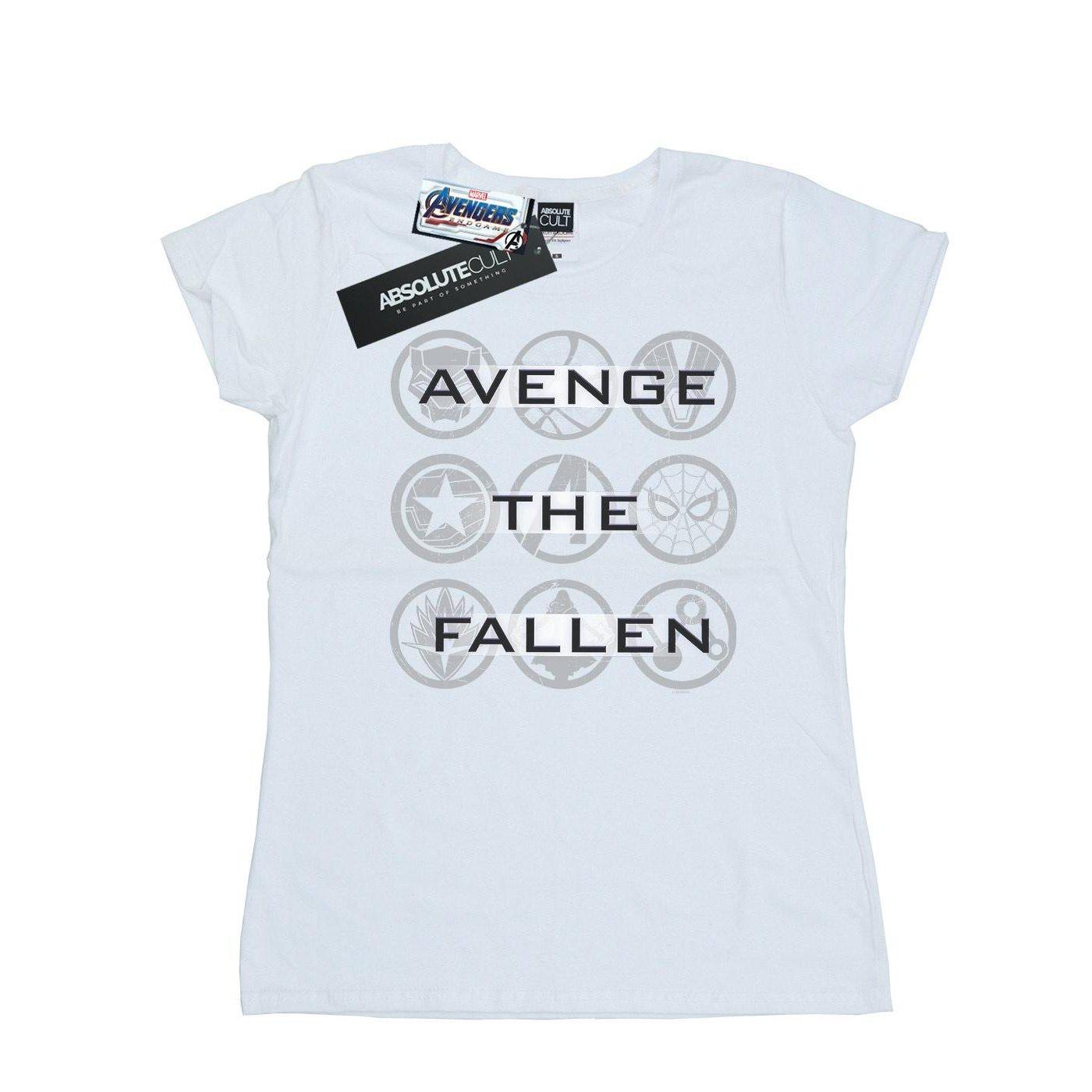 Image of Avengers Endgame Avenge The Fallen Icons Tshirt Damen Weiss S
