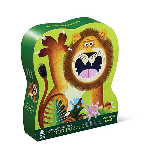 Image of Shaped Puzzle 36pc / Very Wild Animals Multicolor