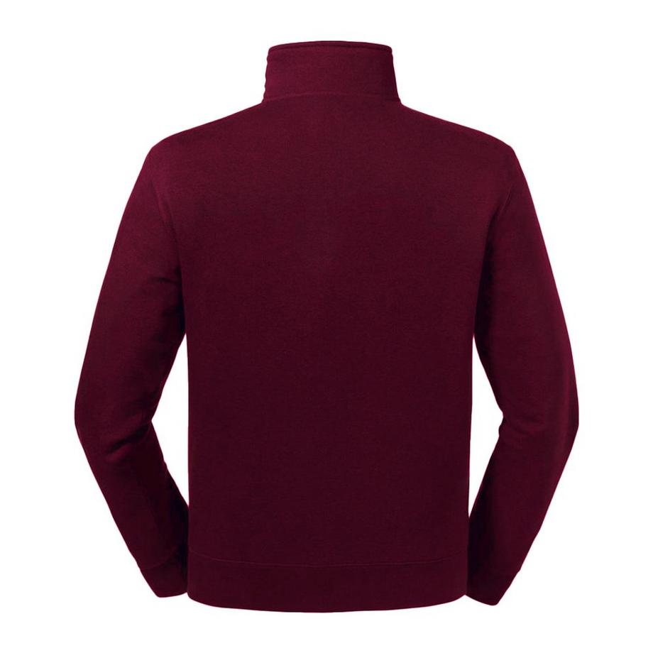 Russell Authentic Kurzarm Reissverschluss Sweatshirt  