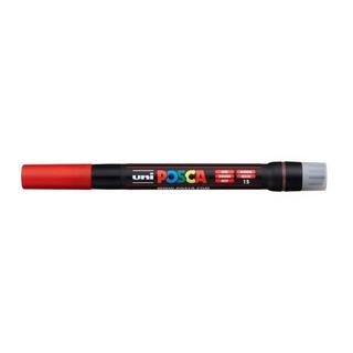 uni-ball UNI-BALL Posca Pinsel-Marker 1-10mm PCF-350 RED rot  