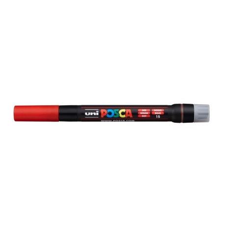 uni-ball UNI-BALL Posca Pinsel-Marker 1-10mm PCF-350 RED rot  