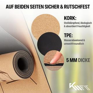 KM-Fit  TPE Yogamatte 5mm 