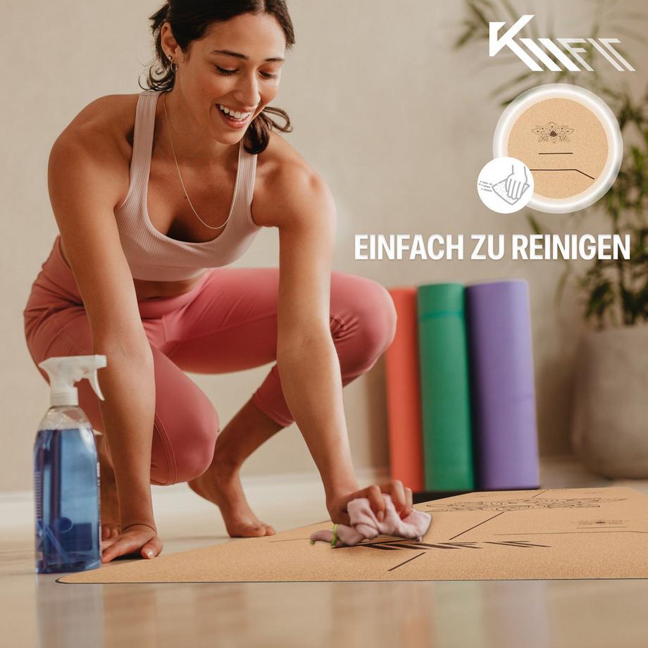 KM-Fit  Tapis de yoga TPE 5mm 