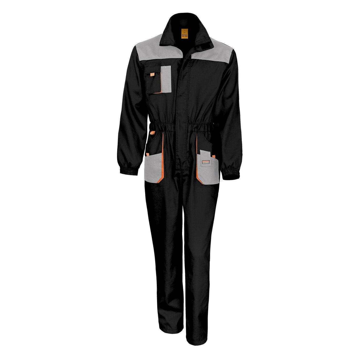 Image of Workguard Lite Work Overall (atmungsaktiv Und Winddicht) Unisex Schwarz XL