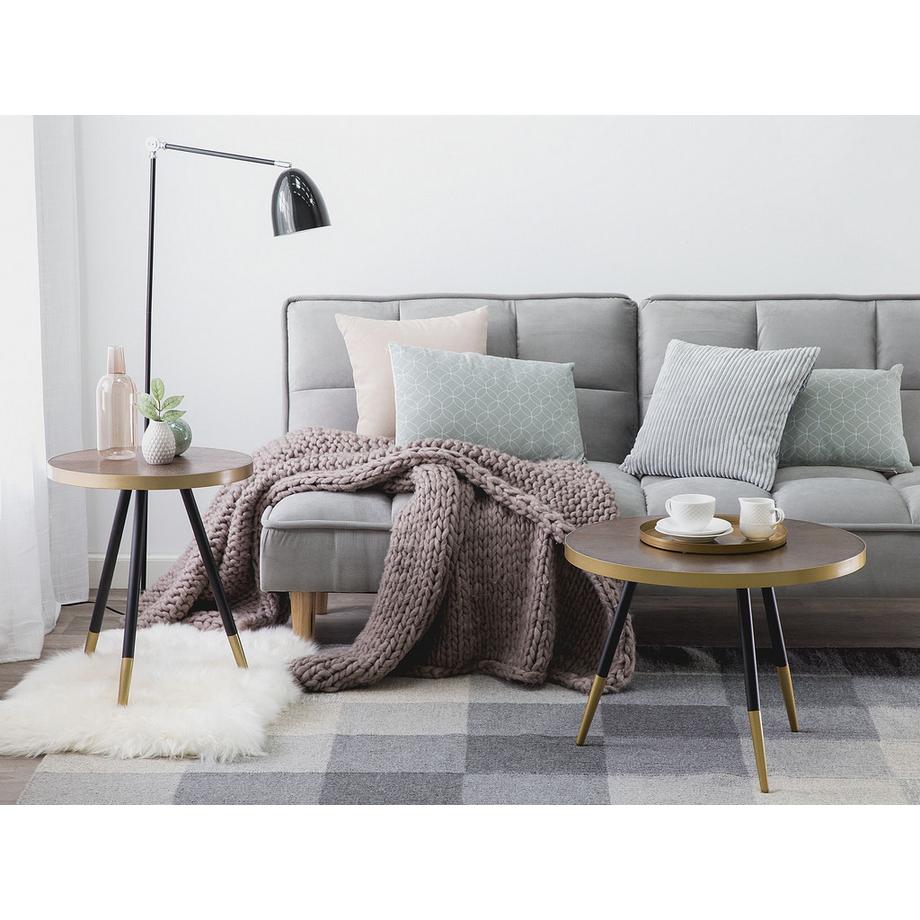 Beliani Couchtisch aus MDF-Platte Retro RAMONA  