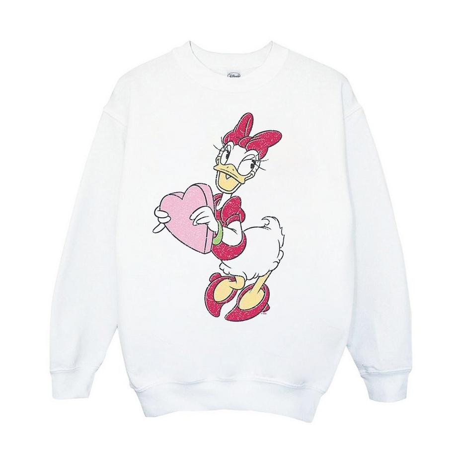 Disney Daisy Duck Coeur Graphique Sweatshirt  