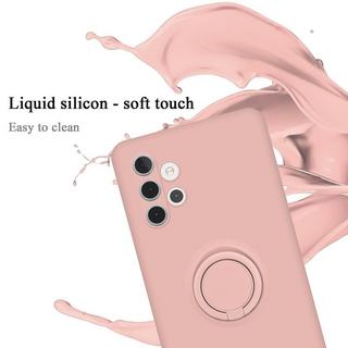 Cadorabo  Hülle für Samsung Galaxy A32 4G TPU Silikon mit Ring Liquid 