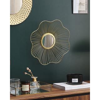 Beliani Miroir en Métal Glamour SENS  