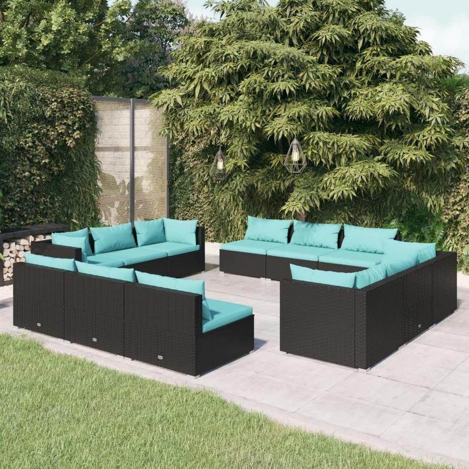 VidaXL Garten-lounge-set poly-rattan  