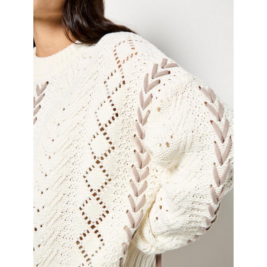 APRICOT Maglione Oversize con Lacci  