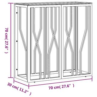 VidaXL consolle Acciaio inossidabile  