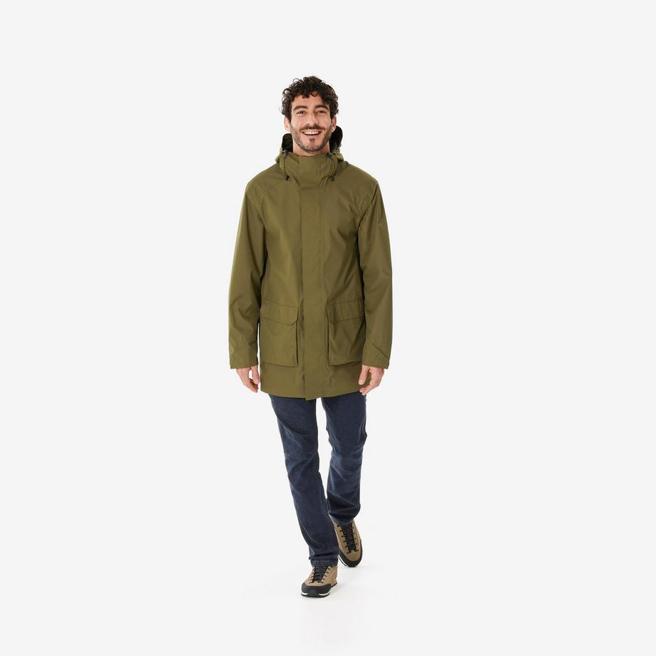QUECHUA Veste de randonnée longue imperméable  