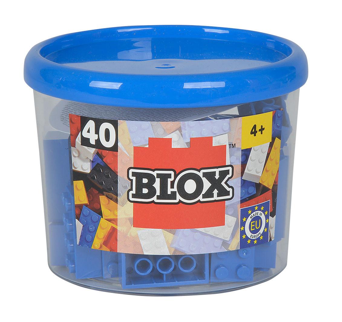 Simba  Blox 8er Steine in Dose blau (40Teile) 