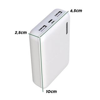 Akashi  Powerbank 10000mAh 2x USB Akashi bianco 