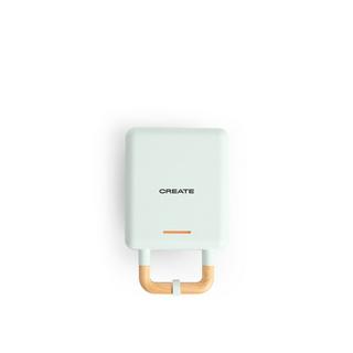 CREATE STONE 2 IN 1 COMPACT - Sandwich- und Waffeleisen mit austauschbaren Tellern pastelblau  