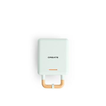 STONE 2 IN 1 COMPACT - Sandwich- und Waffeleisen mit austauschbaren Tellern pastelblau