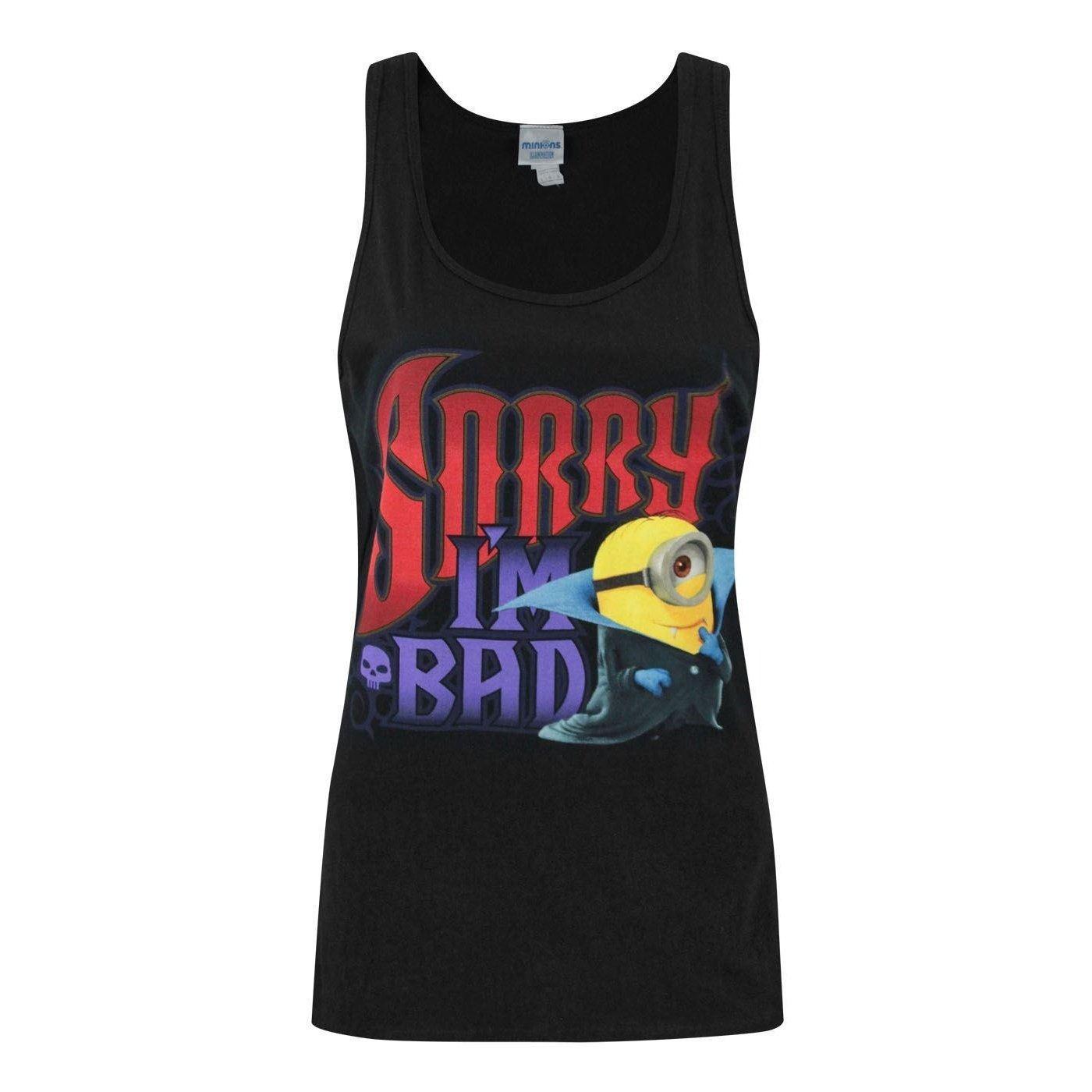 Sorry I`m Bad Tank Top Damen Schwarz XL