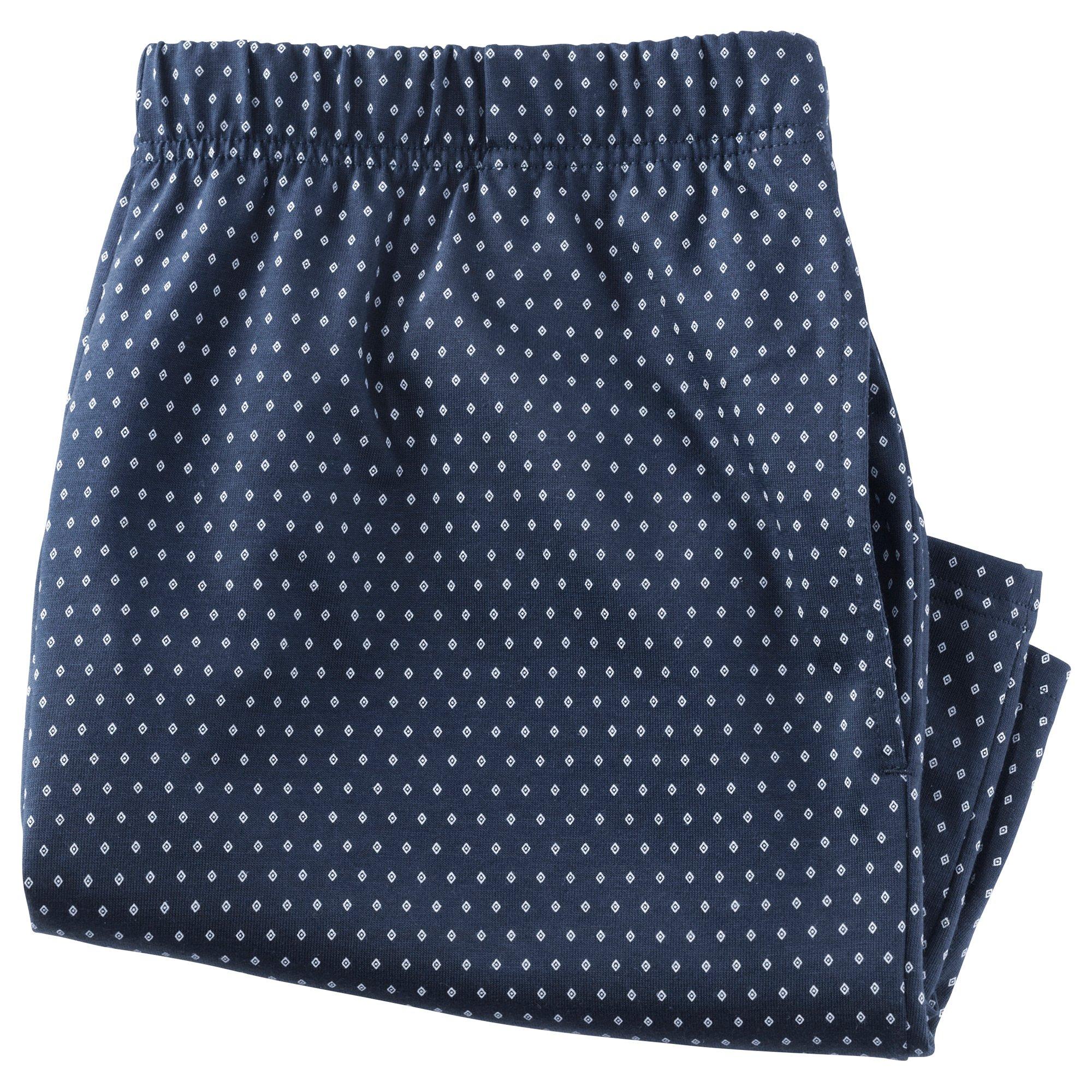 Image of Pyjama Kurz, Rundhals Unisex Dunkelblau M