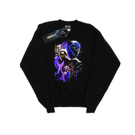 MARVEL  Panthère noire Sweatshirt montage de personnages 