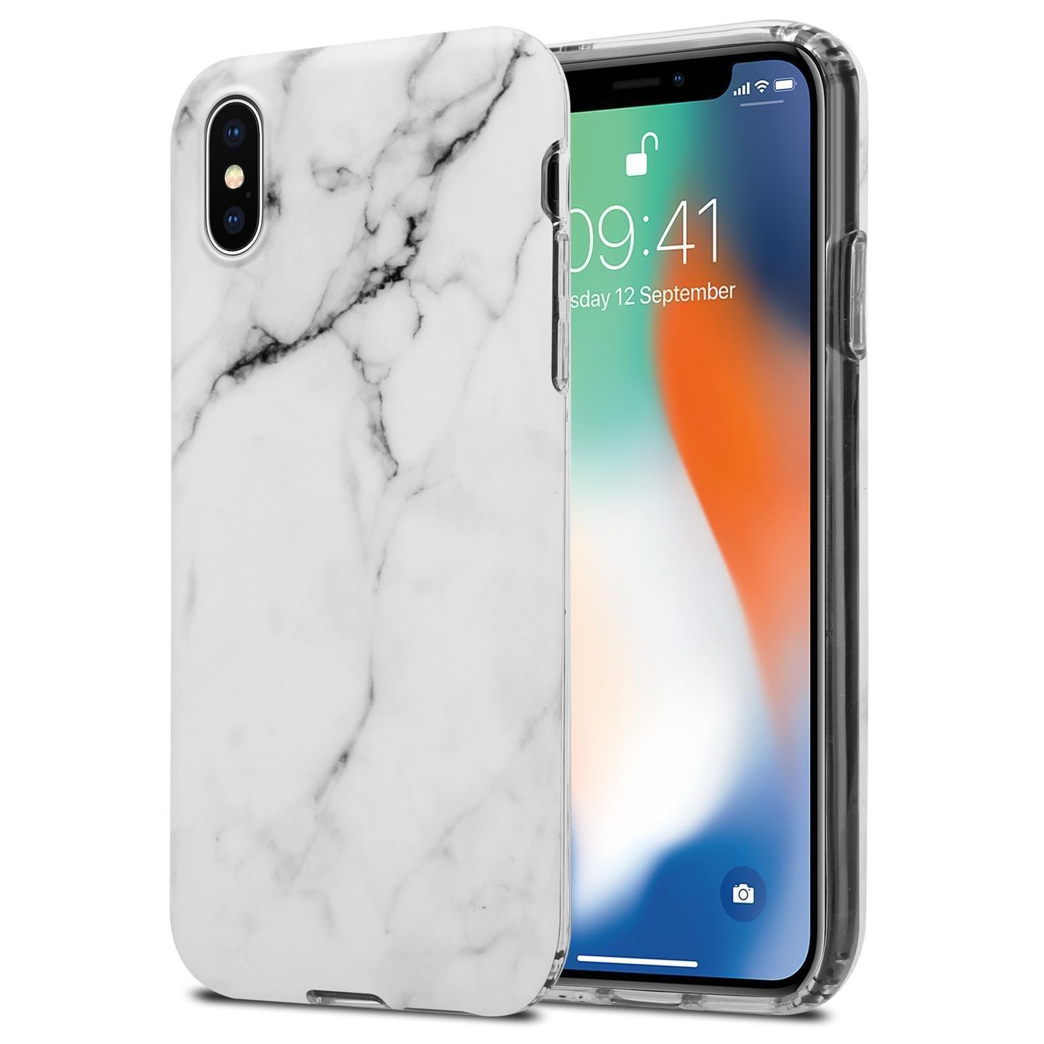 Cadorabo  Hülle für Apple iPhone XS MAX aus TPU Silikon mit Muster Mosaik 