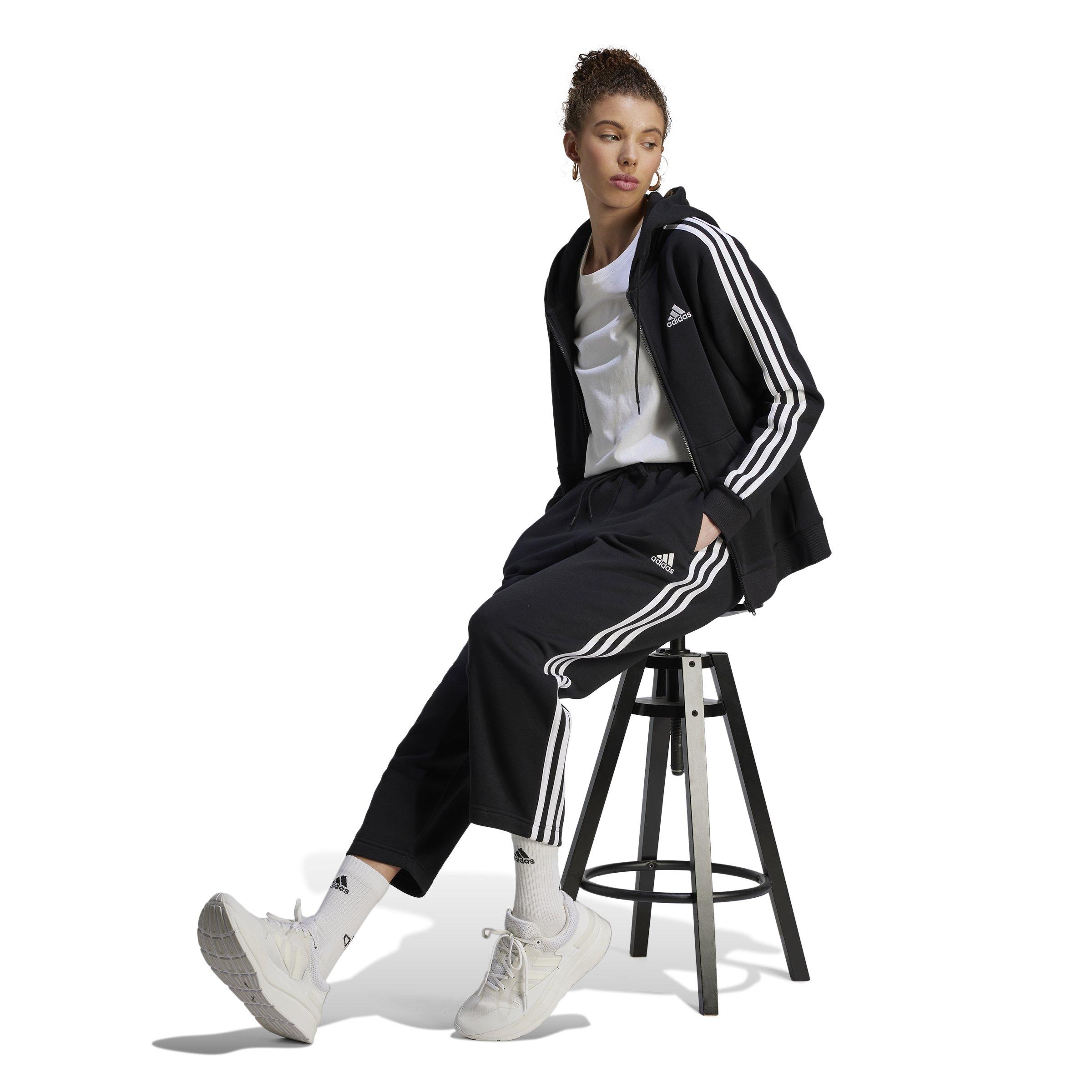 adidas  Jogging molleton à ourlet ouvert femme  Essentials 3-Stripes 