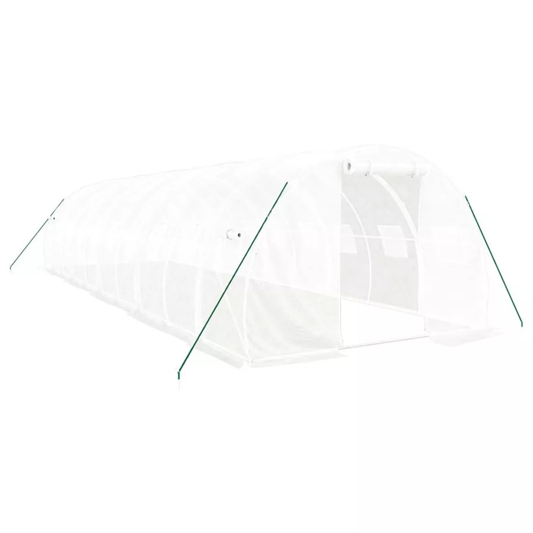 VidaXL - Gewächshaus polyethylen, One Size, Weiss