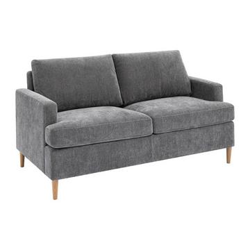 Sofa 3-Sitzer mit Schlaffunktion - Stoff - Grau - COPONA