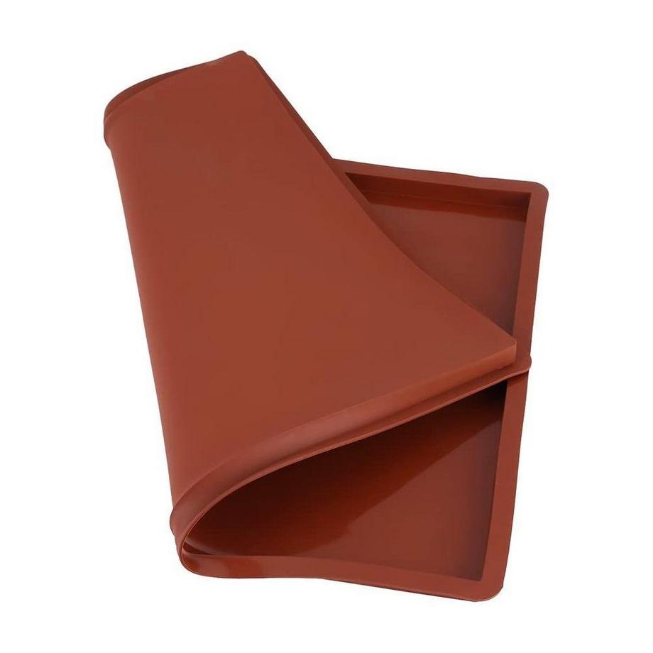 Northio  Tappetino da forno in Silicone - 30 x 25 cm - Marrone 