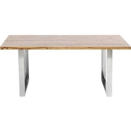 KARE Design Table Jackie chêne chromé 160x80  