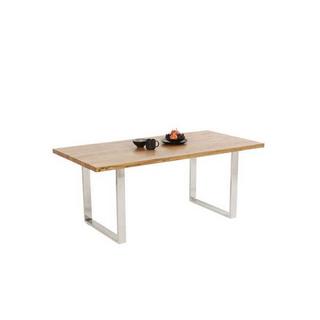 KARE Design Table Jackie chêne chromé 160x80  