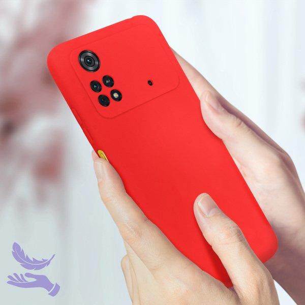 Avizar  Cover Xiaomi Poco M4 Pro 4G Rossa 