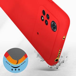 Avizar  Cover Xiaomi Poco M4 Pro 4G Rossa 