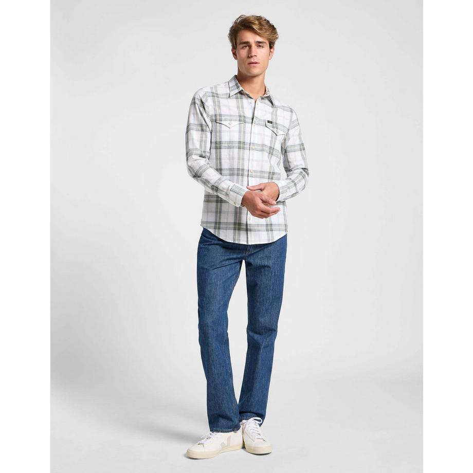 Lee Clean Western Kent Kragen Langarmhemd  