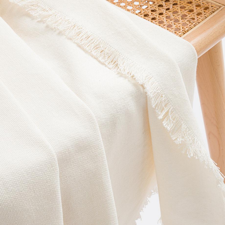 La Redoute Intérieurs Coperta Panama con Frange  