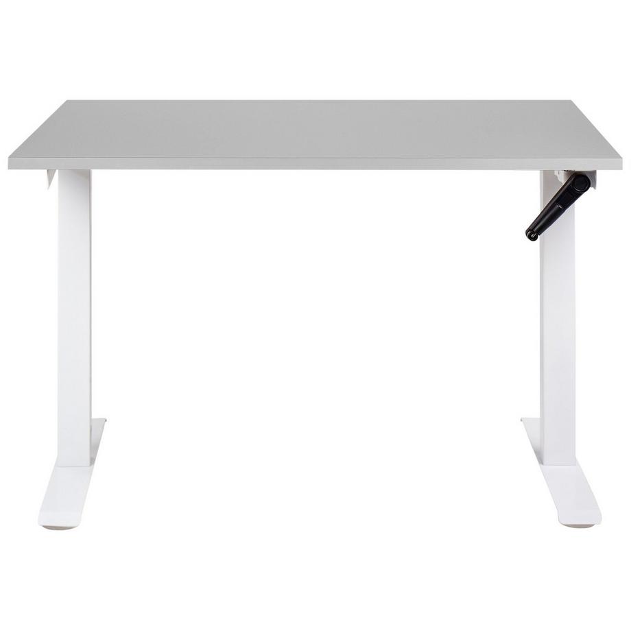 Beliani Bureau réglable en hauteur manuellement en Panneau de particules de bois Moderne DESTINES  