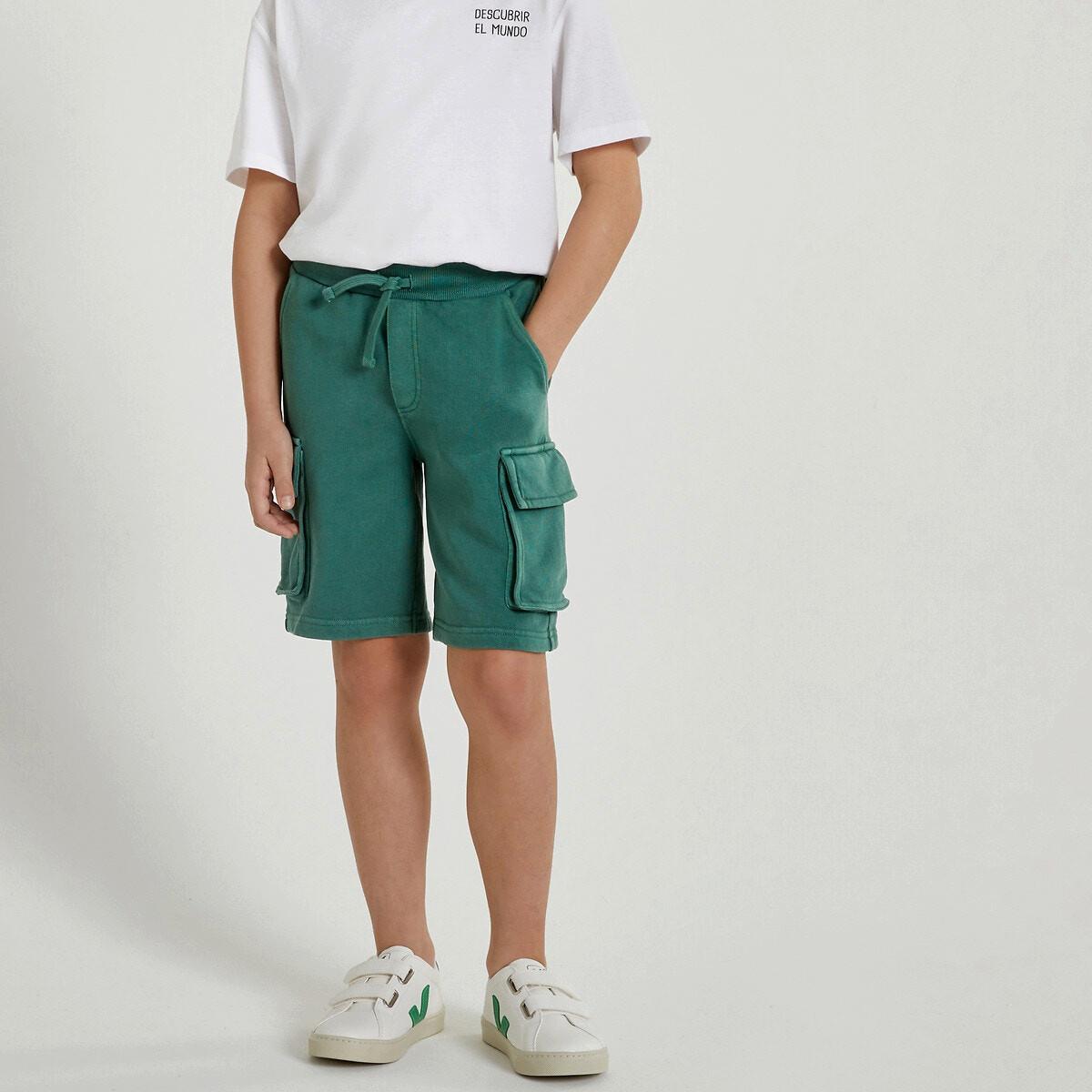 Image of Sweat-bermudas Jungen Grün 102