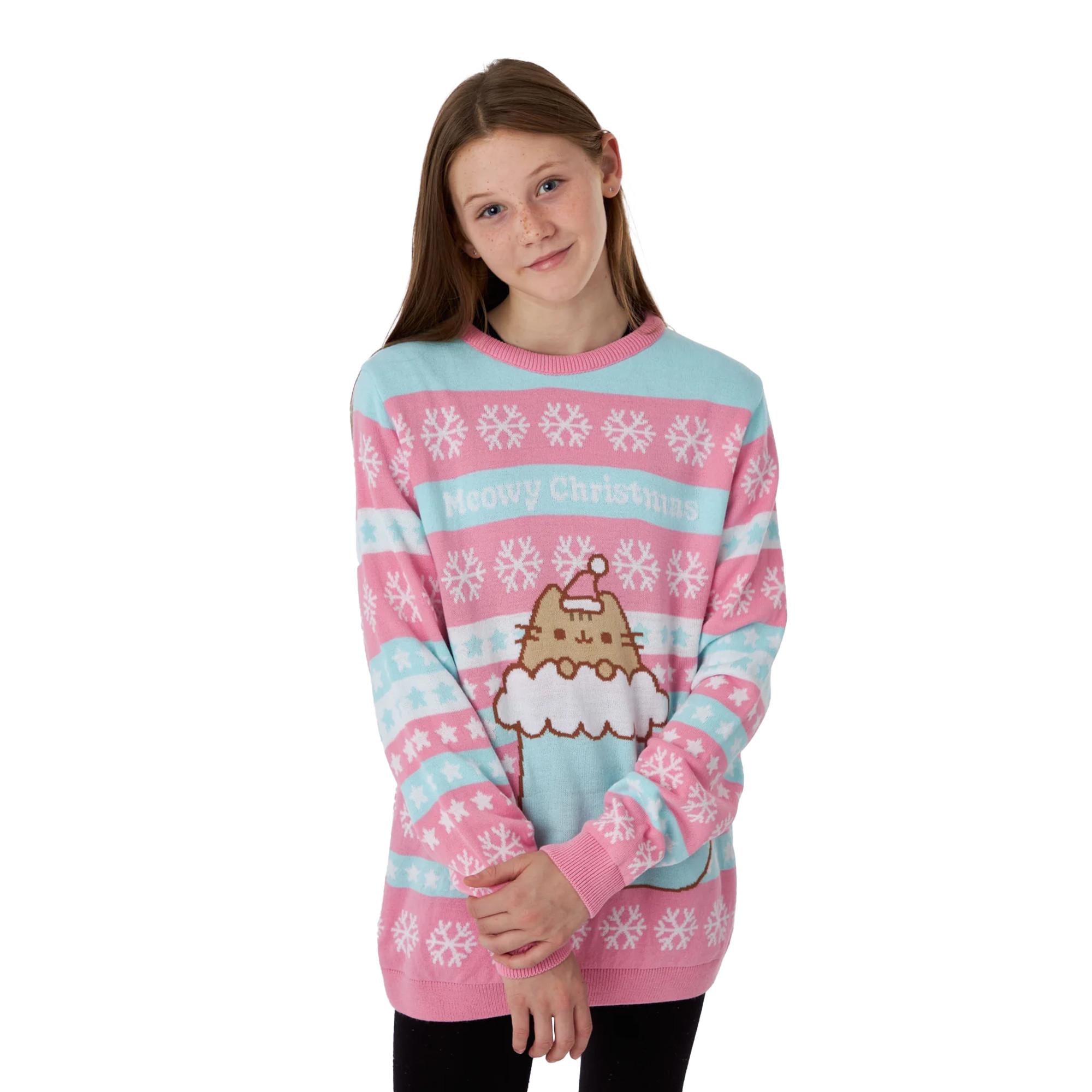 PUSHEEN  Sweatshirt  weihnachtliches Design 