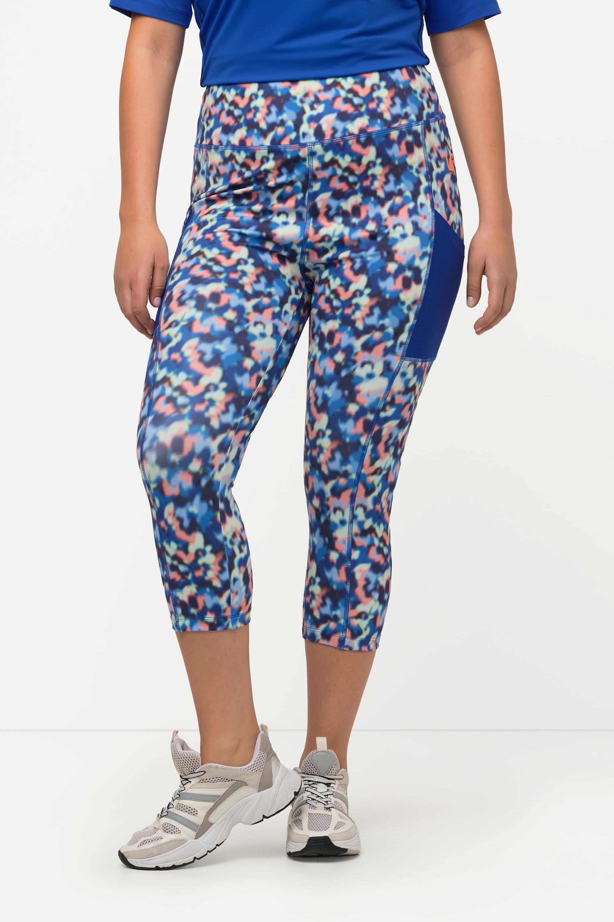 Ulla Popken  3/4-Leggings, High Waist, schnelltrocknend, recycelt 