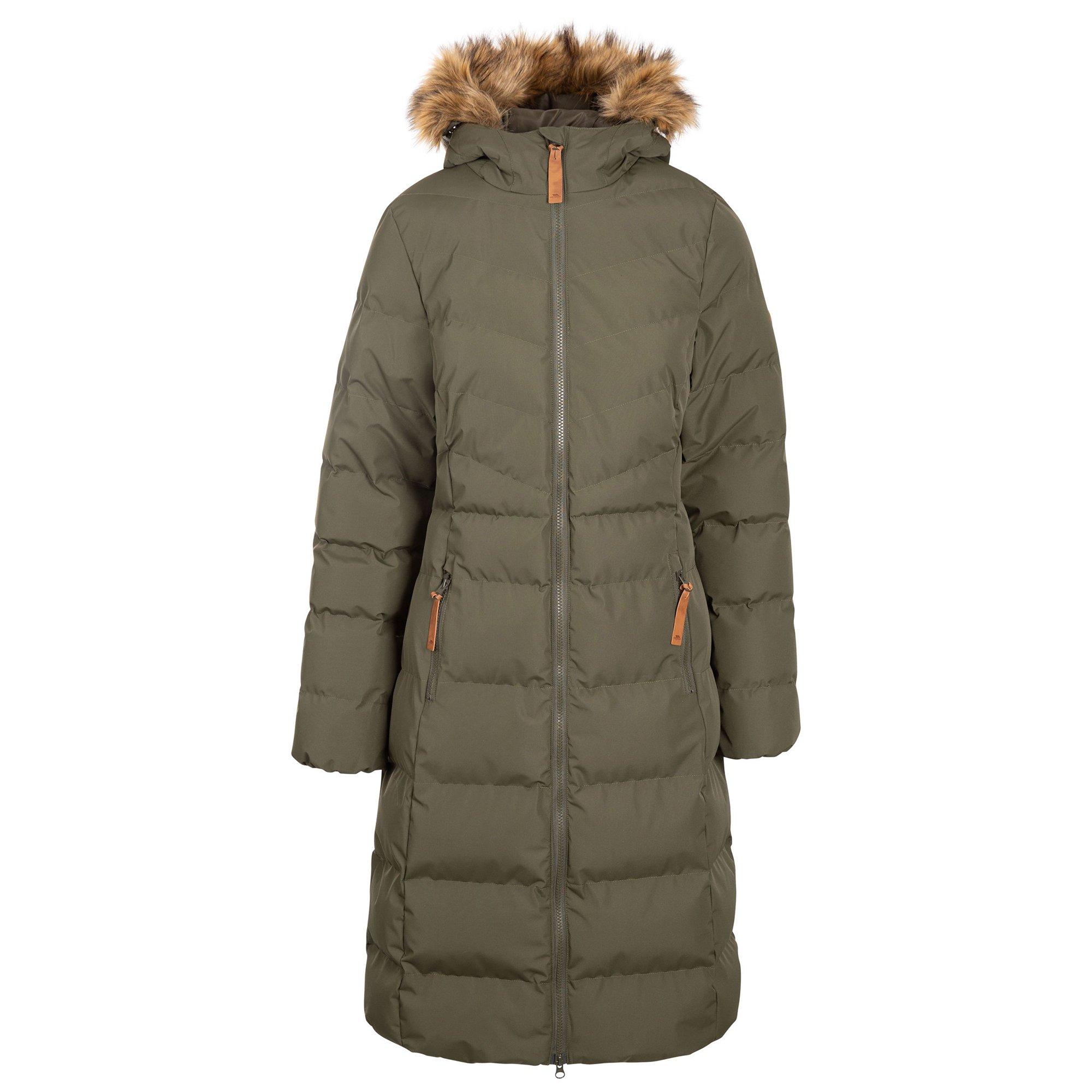 Image of Audrey Steppjacke Damen Dunkelgrün XL