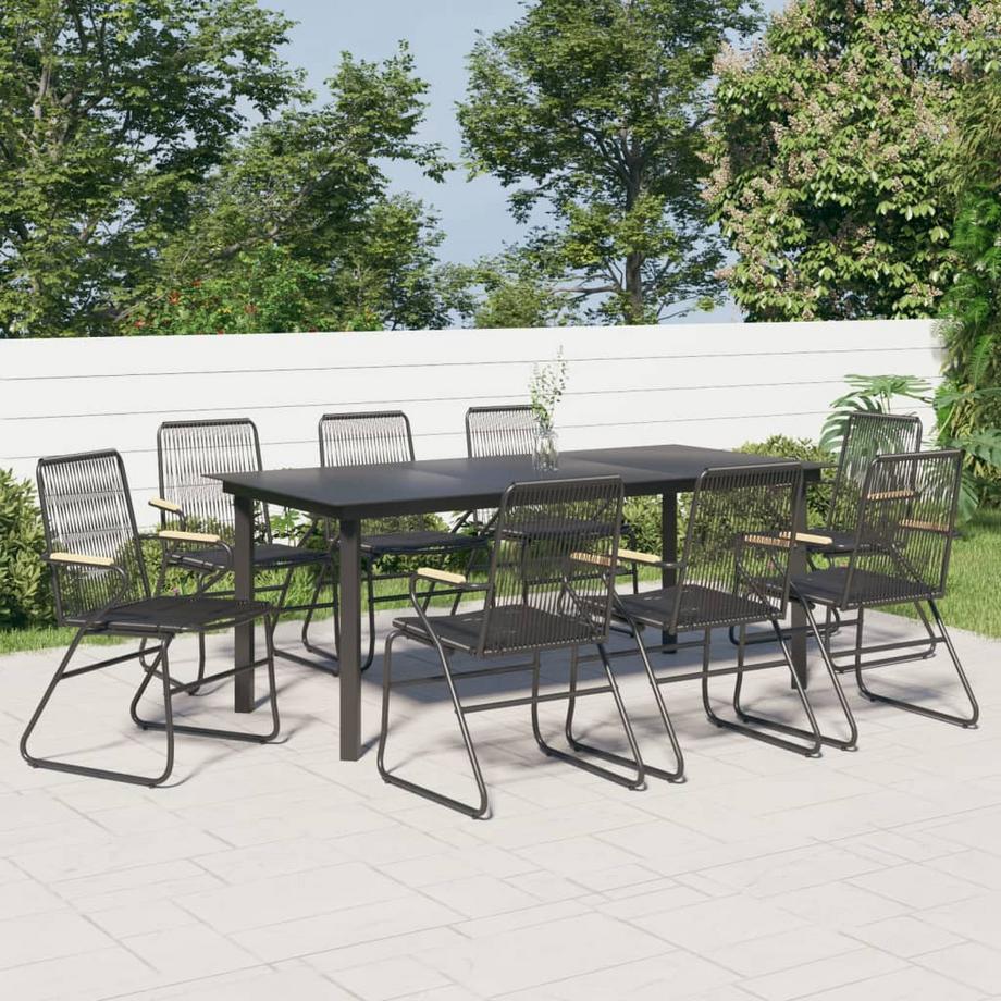 VidaXL Ensemble à manger de jardin pvc  