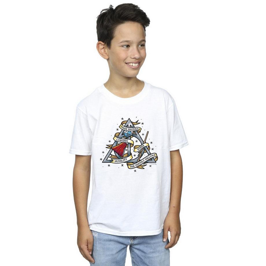 HARRY-POTTER  Tshirt THE DEATHLY HALLOWS 